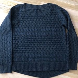Allsaints wool sweater w naked shoulders